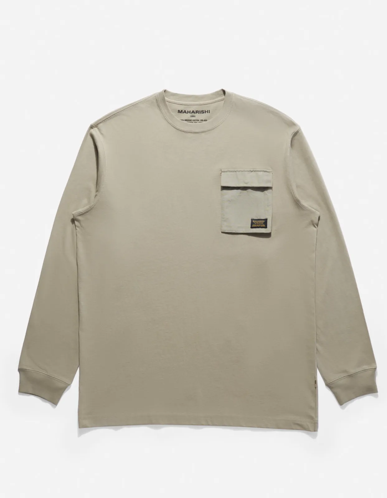 Men Maharishi 4231 Utility Pocket L/S T-Shirt