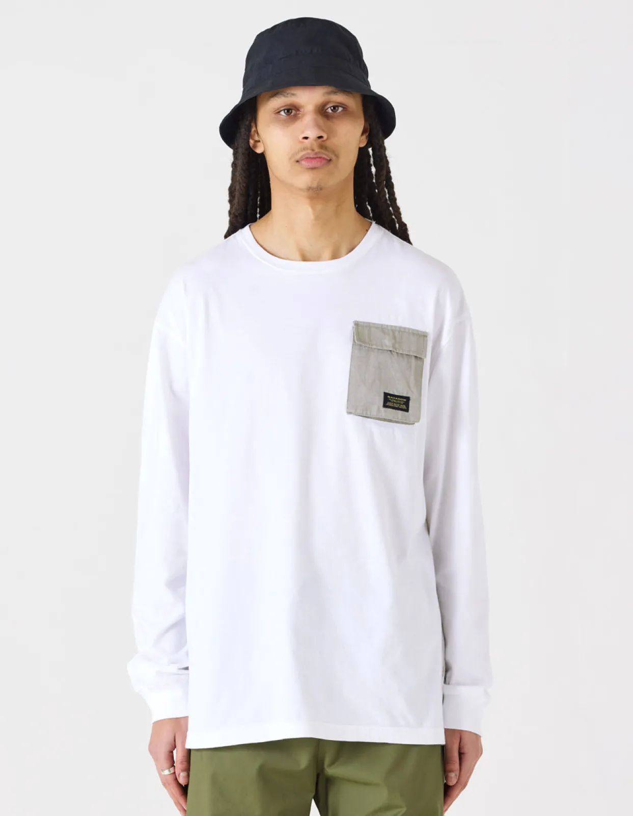 Men Maharishi 4231 Utility Pocket L/S T-Shirt