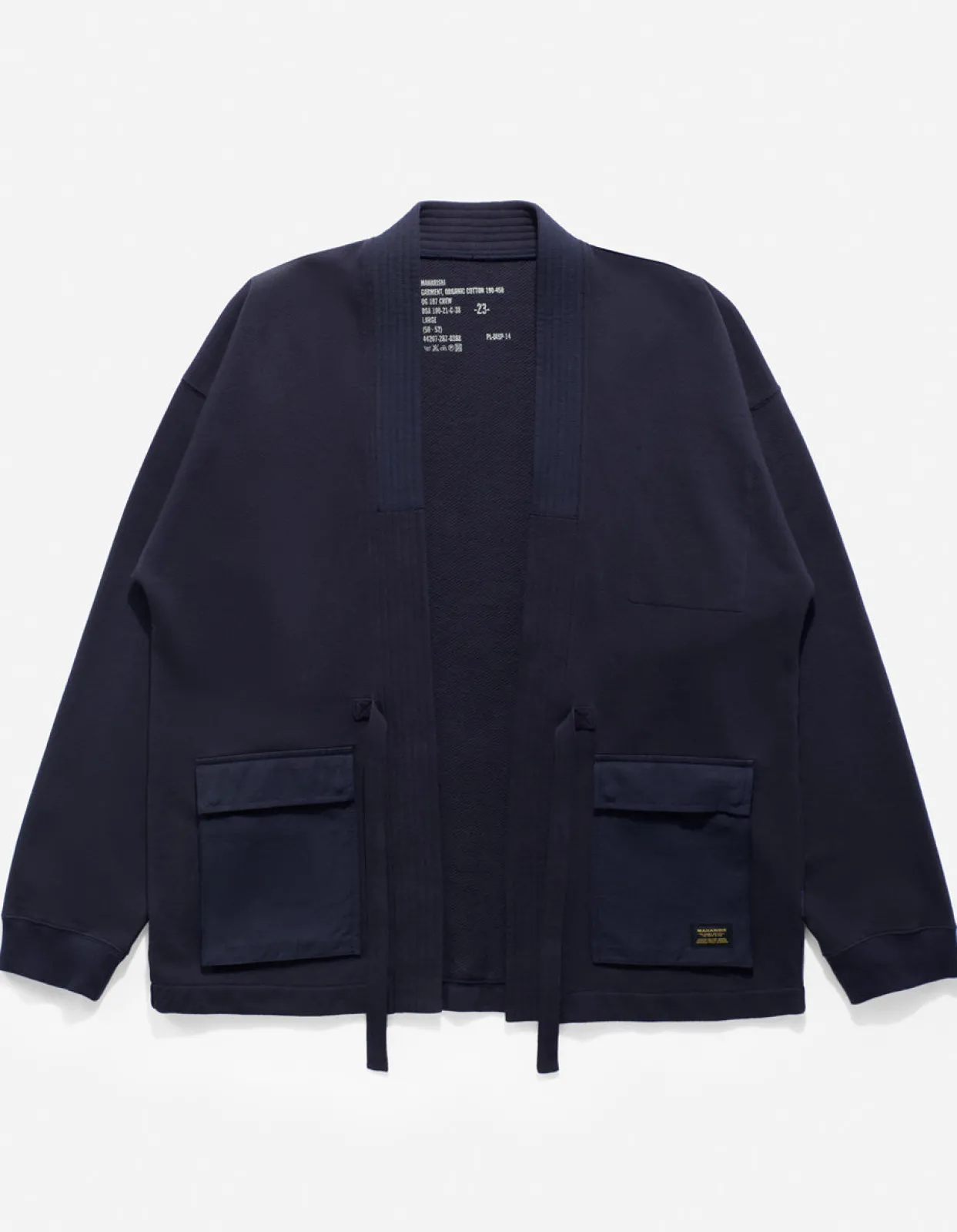 Men Maharishi 4228 Utility Pocket Sweat Kimono