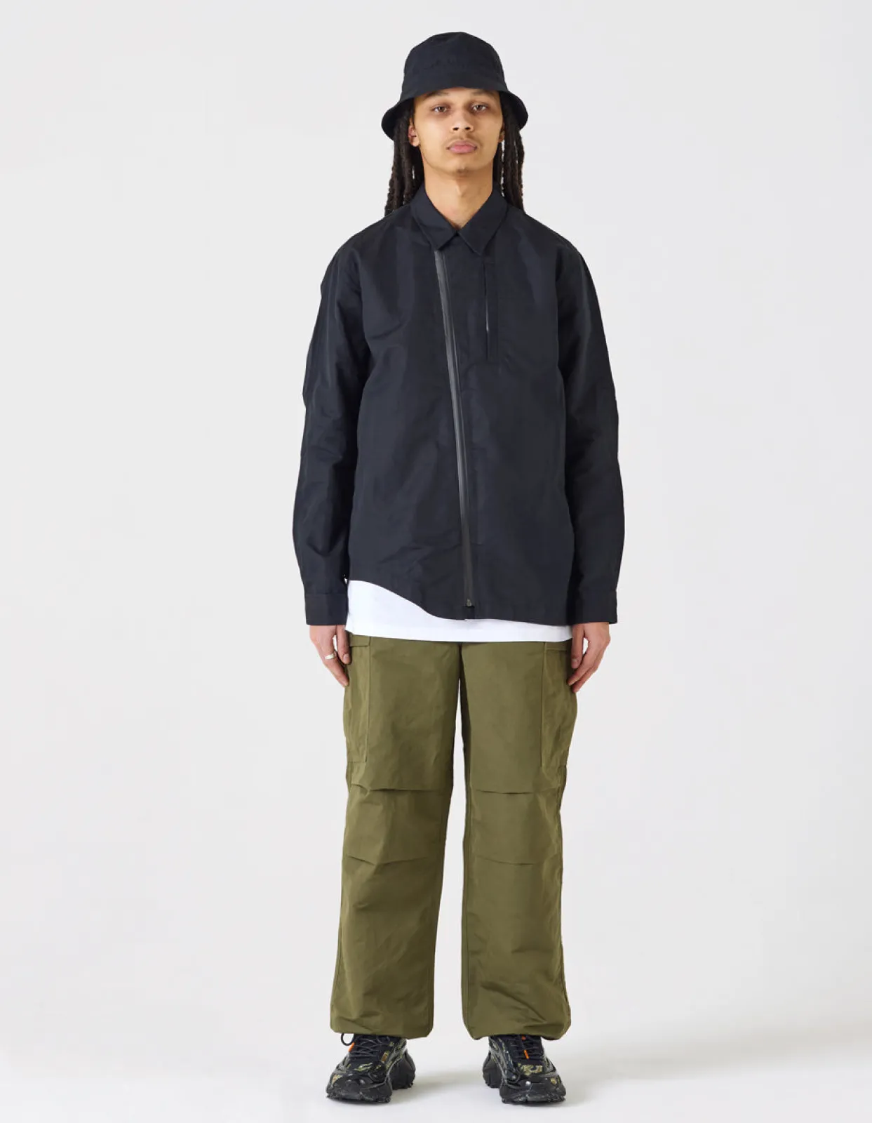 Men Maharishi 4202 Ventile® Wr Asym Tech Shirt