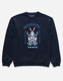 Men Maharishi 1001 Water Rabbit Crew Sweat