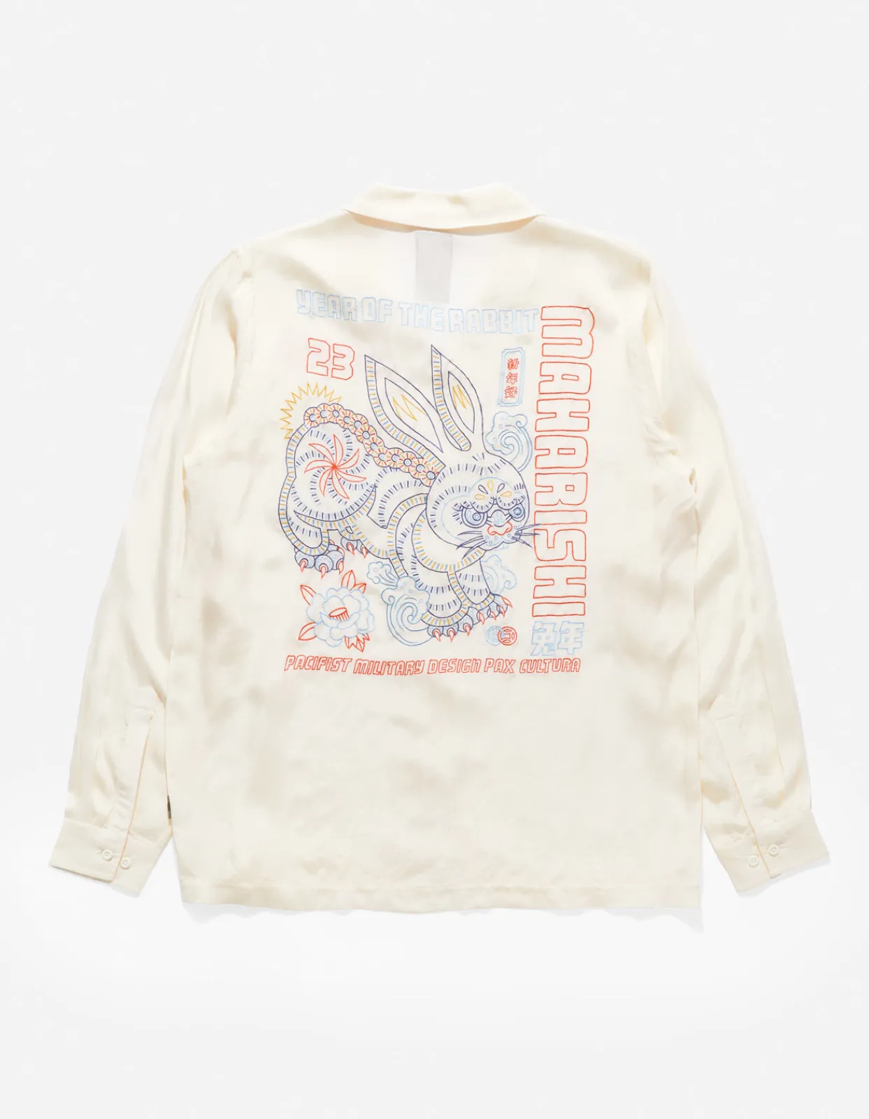 Men Maharishi 4209 Year Of The Rabbit Embroidered Shirt