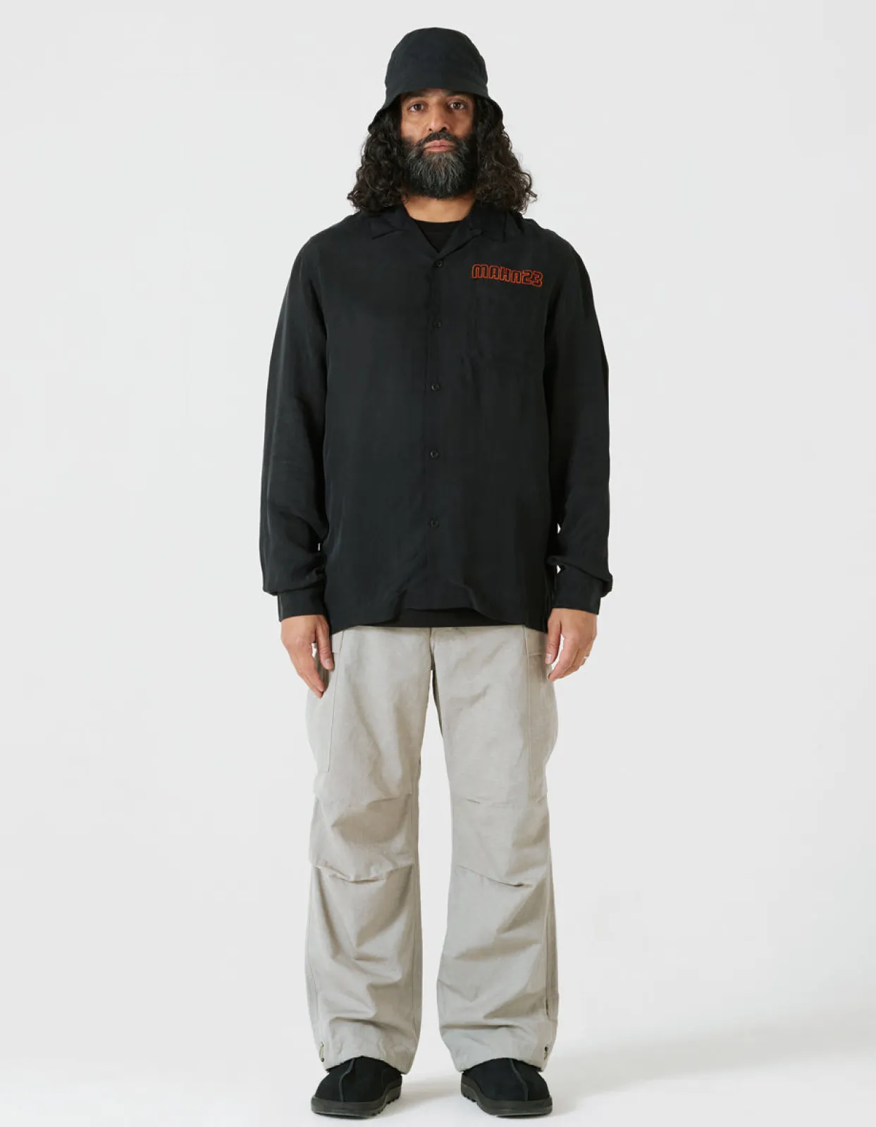 Men Maharishi 4209 Year Of The Rabbit Embroidered Shirt