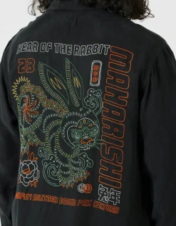 Men Maharishi 4209 Year Of The Rabbit Embroidered Shirt