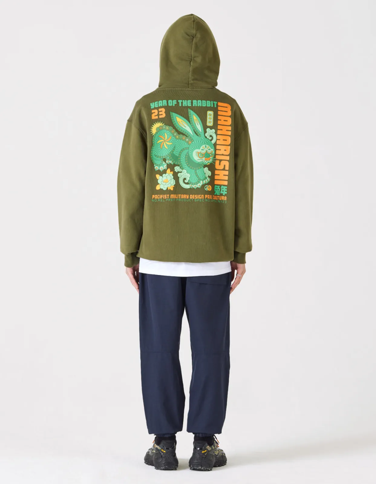 Men Maharishi 1003 Year Of The Rabbit Hooded Sweat