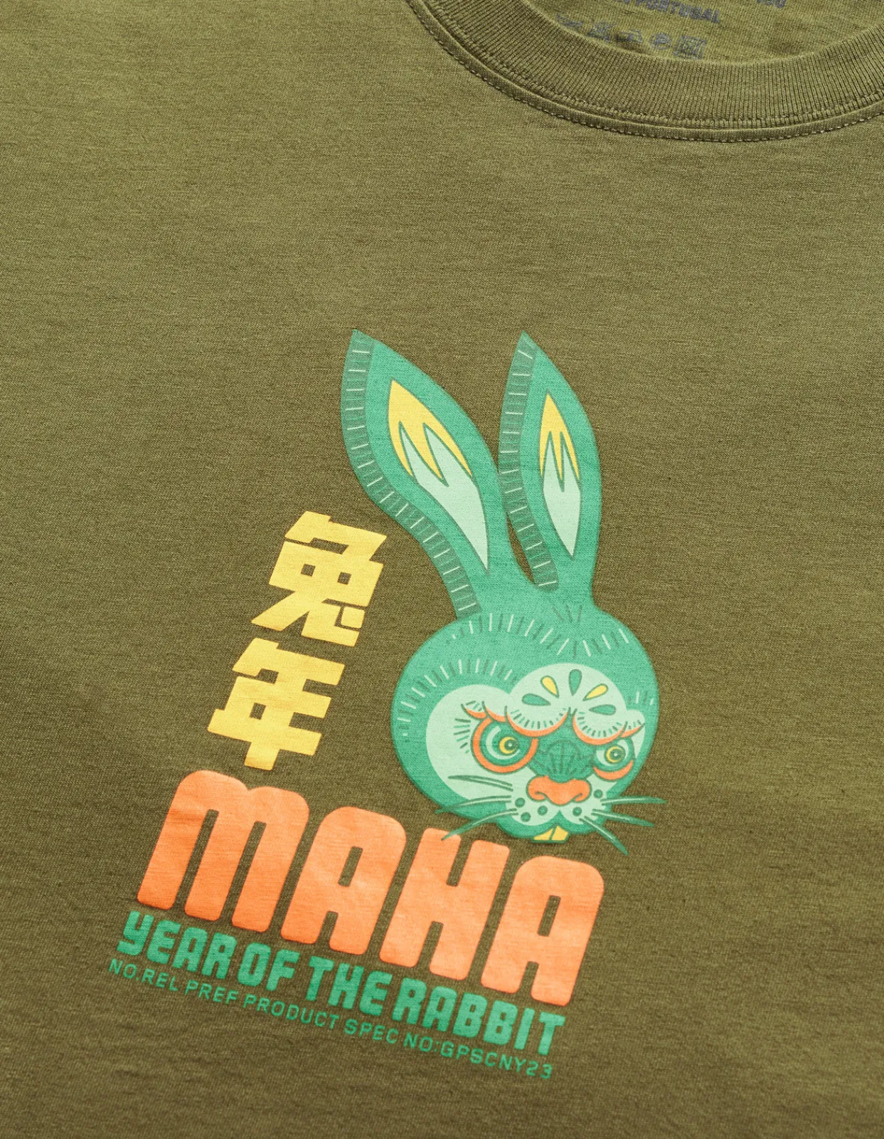 Men Maharishi 1002 Year Of The Rabbit T-Shirt