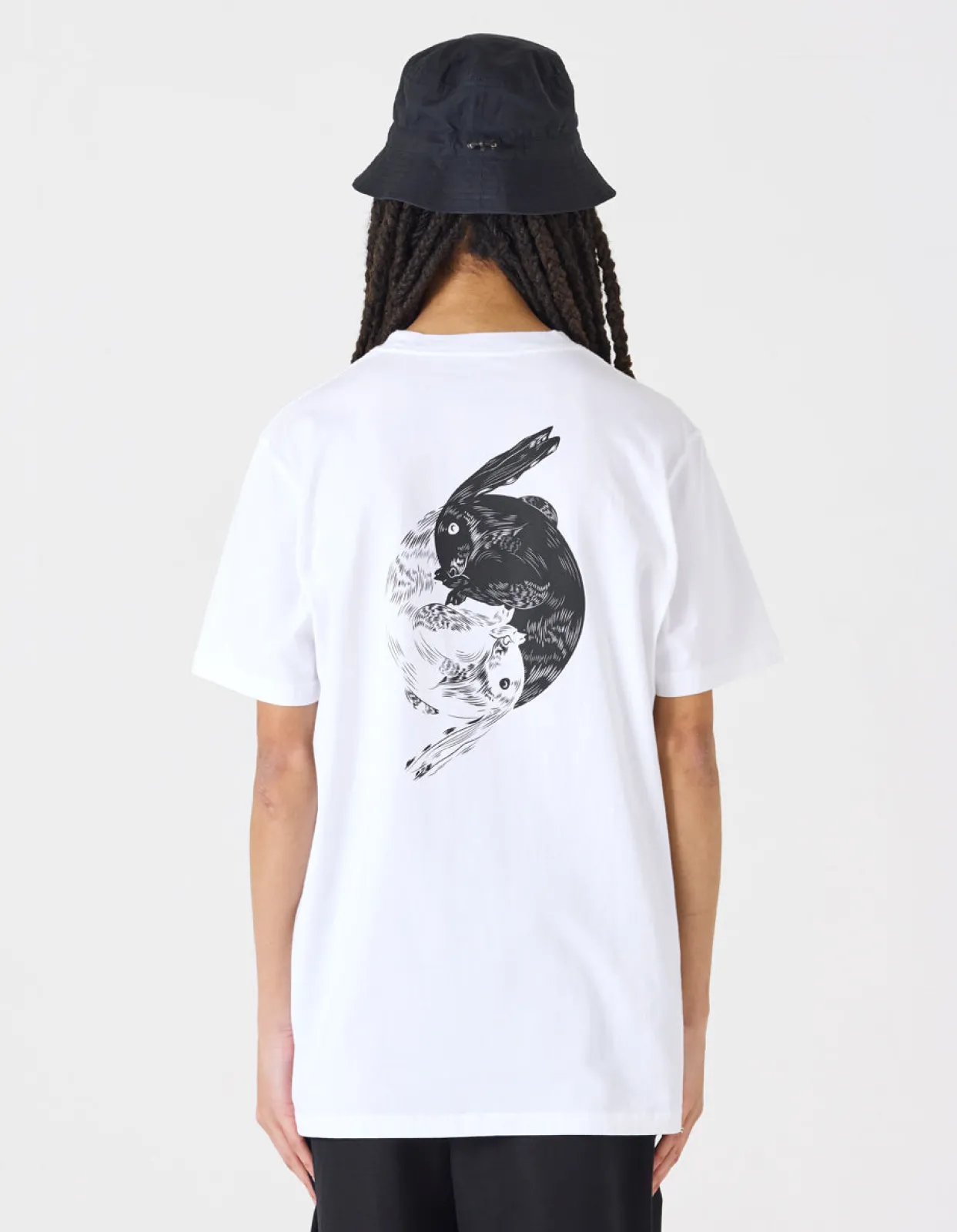 Men Maharishi 1007 Yin Yang Rabbit T-Shirt