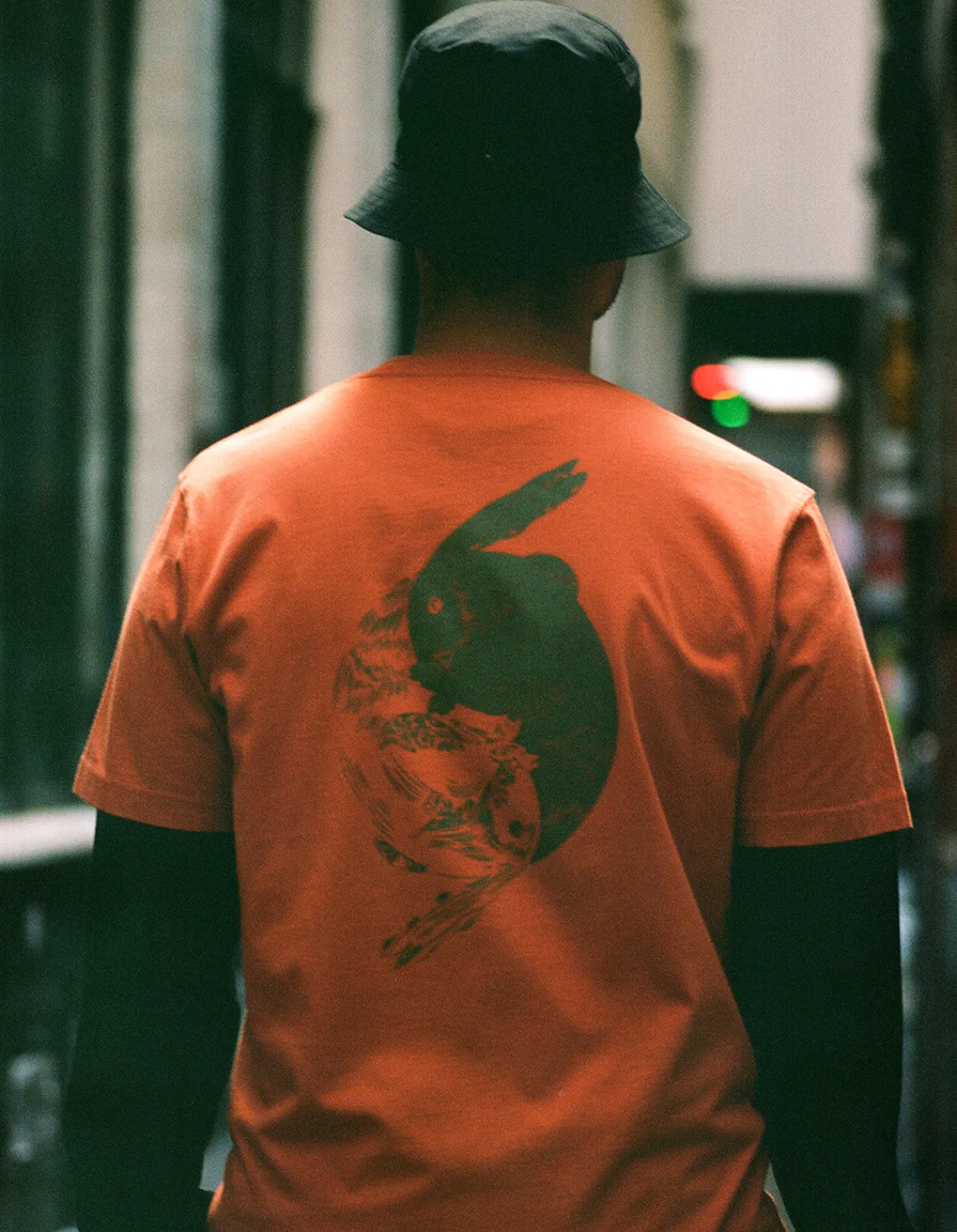 Men Maharishi 1007 Yin Yang Rabbit T-Shirt
