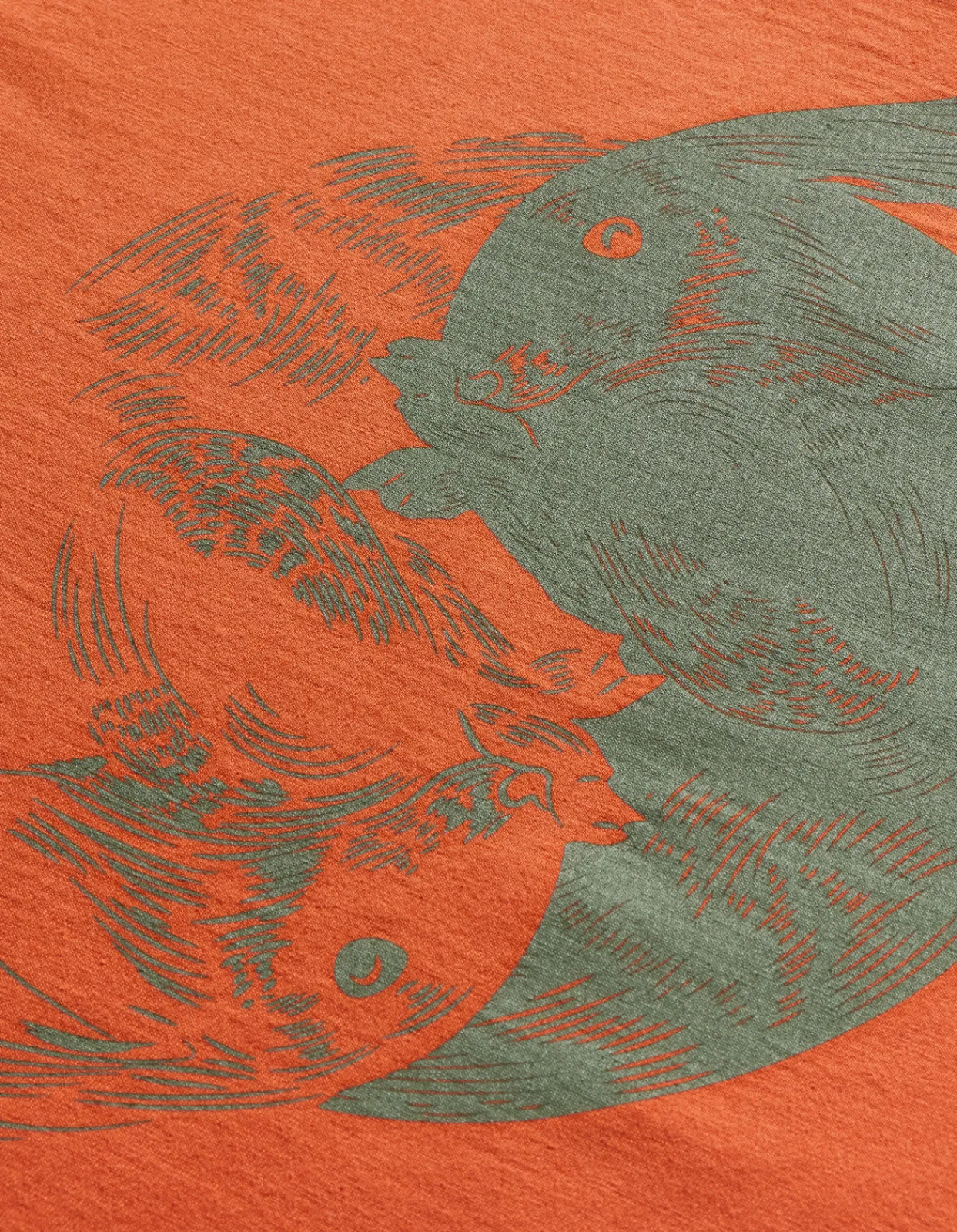 Men Maharishi 1007 Yin Yang Rabbit T-Shirt