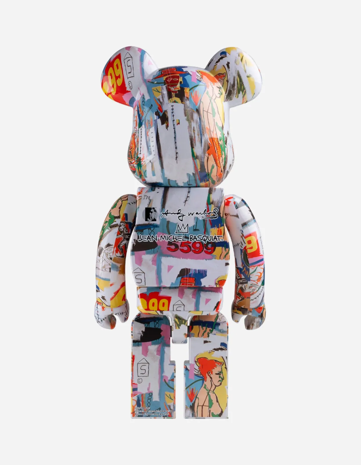 Men Maharishi Medicom BeaRbrick Andy WarholXJean-Michel Basquiat #4