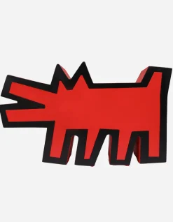 Men Maharishi Medicom Keith Haring Barking Dog Statue Original Version