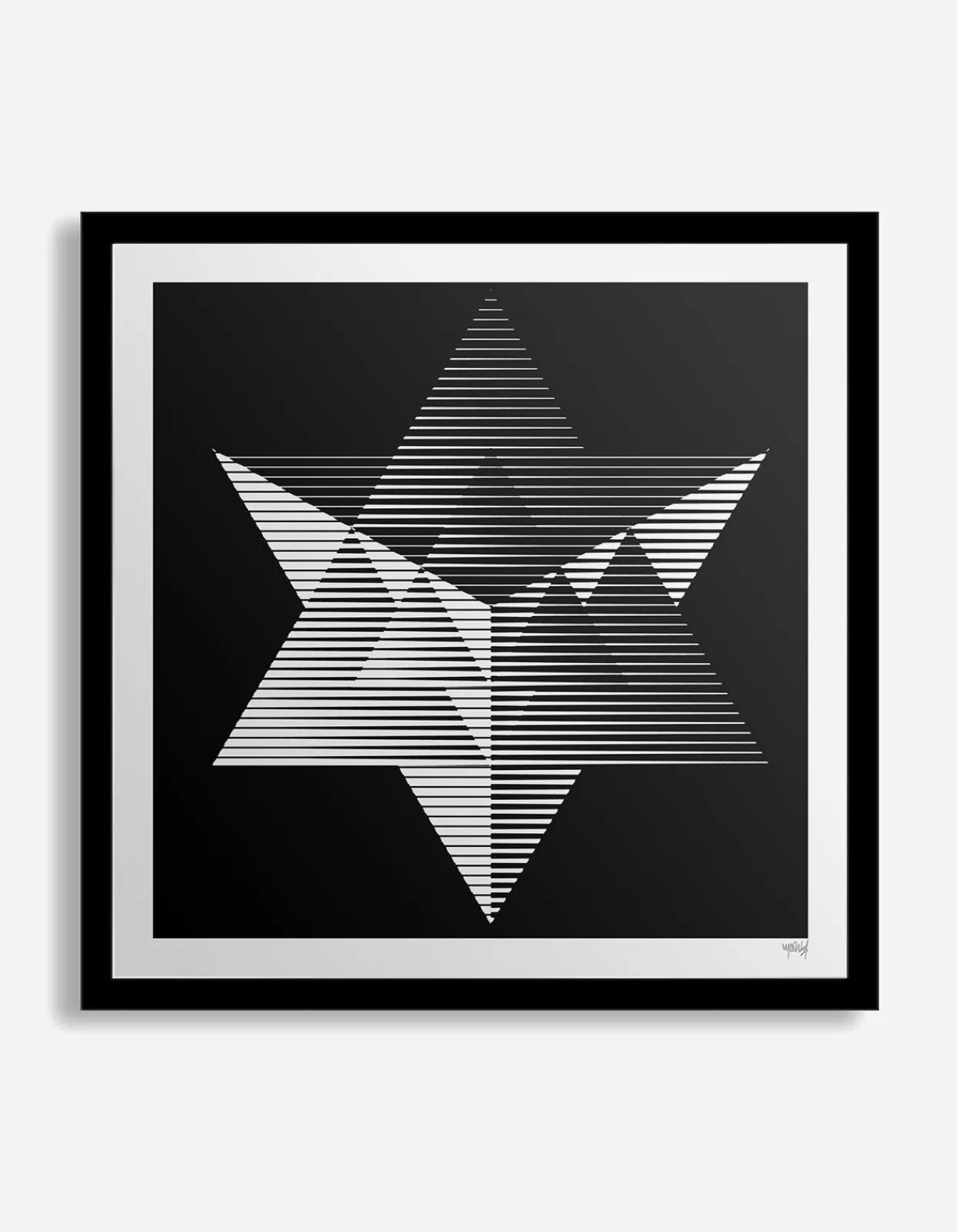 Men Maharishi Myoshka Merkaba Monochrome Print
