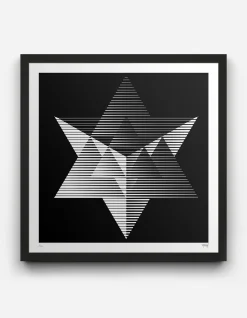 Men Maharishi Myoshka Merkaba Monochrome Print